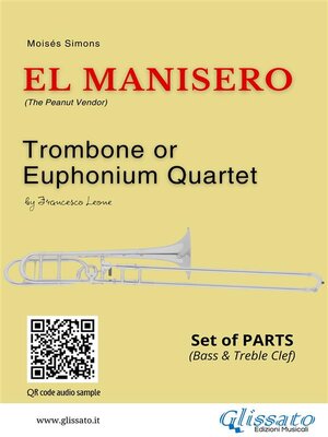 cover image of Trombone or Euphonium Quartet--El Manisero (set of parts)